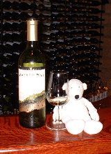 Paddy drinking more wine at another winery